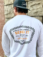 Send It Offroad Checkered Long Sleeve Tee