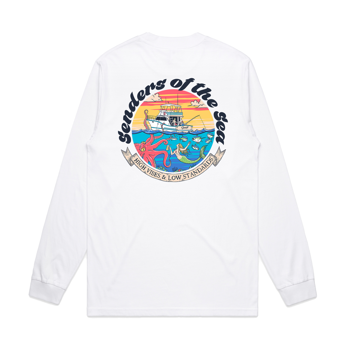 Senders of the Sea Long Sleeve T-Shirt – Premium Send It Gear for