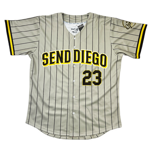 Customizable Send It Baseball Jerseys