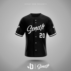 Customizable Send It Baseball Jerseys