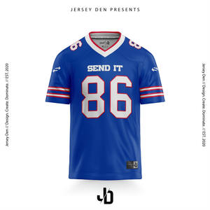 Customizable Send It ™ Football Jersey