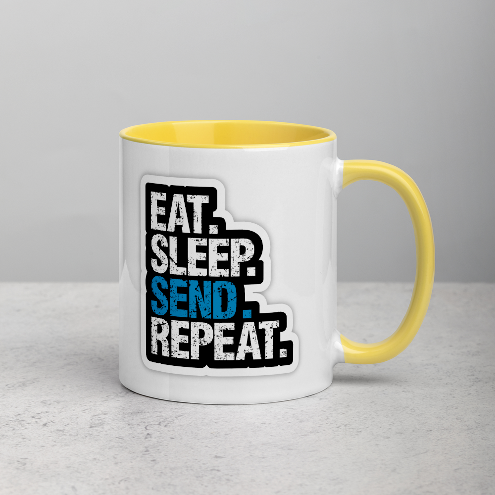 Eat Sleep Send Repeat Mug
