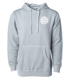SEND IT PIGMENT DYED HOODED PULLOVER